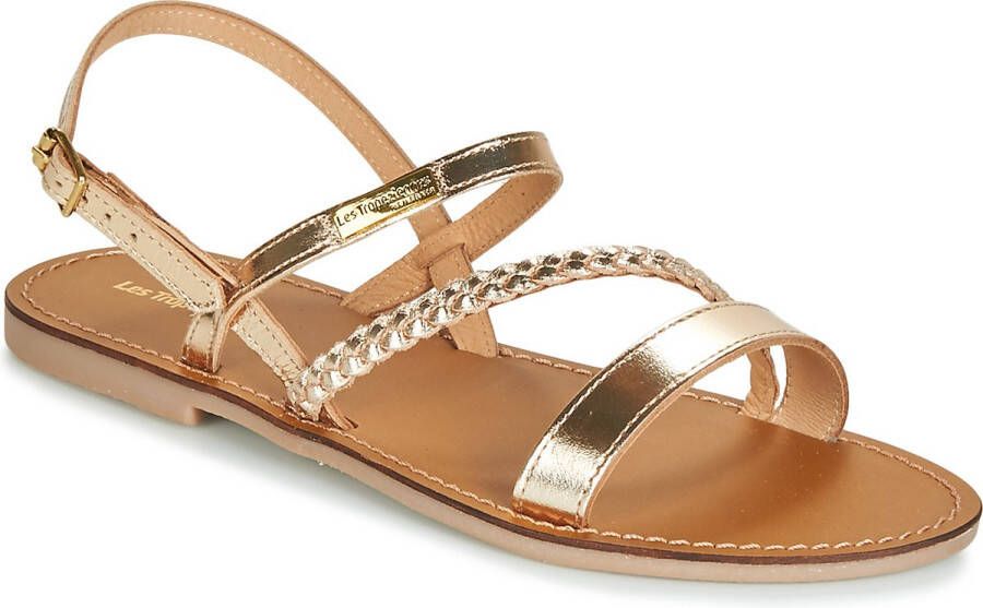 Les Tropeziennes Gouden Sandalen Batresse Ss24 Collectie Yellow Dames