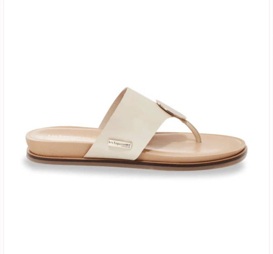 Les Tropeziennes Calyssi F creme slippers