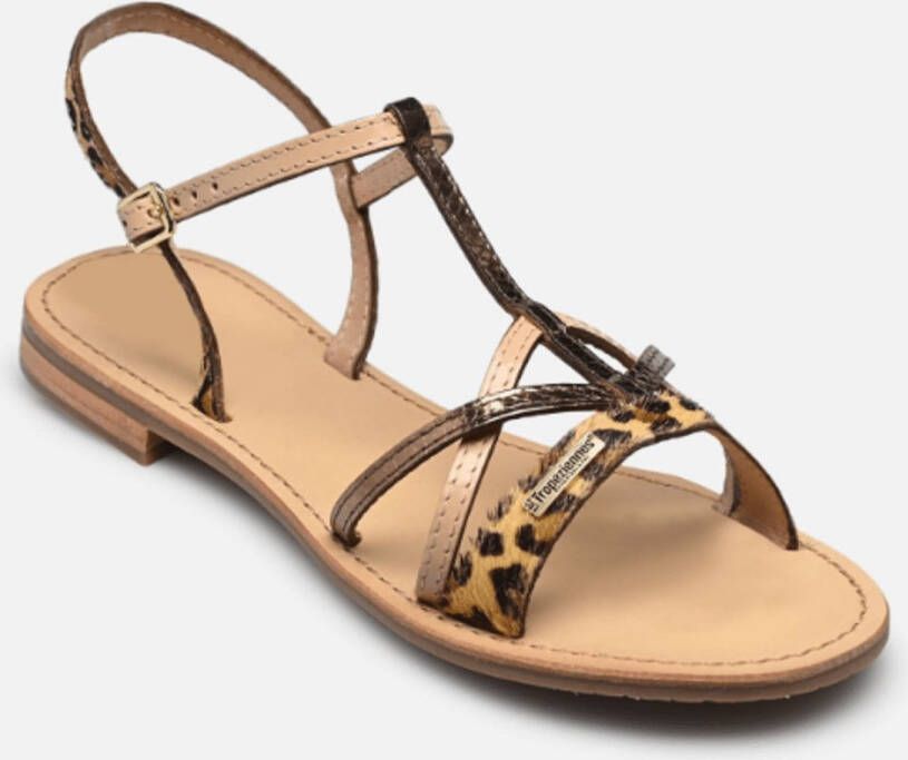 Les Tropeziennes Dames Sandaal Hirogumpo Leopard MULTICOLOR