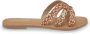 Les Tropeziennes Dames Slipper Chamia Kaki Multi MULTICOLOR - Thumbnail 1
