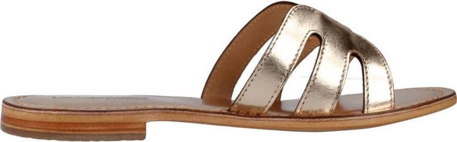 Les Tropeziennes Gouden Sandalen Damia Model Yellow Dames