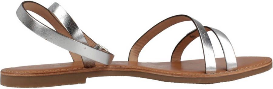 Les Tropeziennes Zilveren Hanak Sandaal Ss24 Collectie Gray Dames