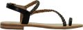 Les Tropeziennes par M.Belarbi Platte sandalen C330088hapydea - Zwart