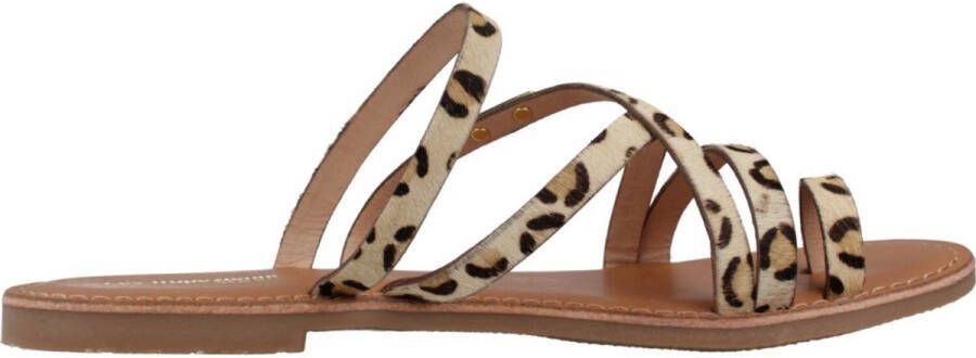 Les Tropeziennes Luipaard Sandalen Hastary Model Brown Dames