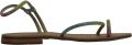 Les Tropeziennes par M.Belarbi Platte sandalen C330586hodaxa - Veelkleurig