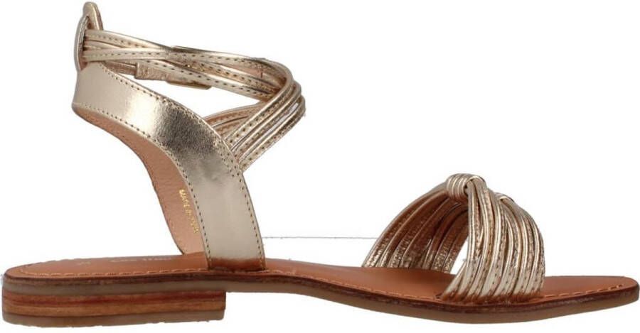 Les Tropeziennes Platte Sandalen met Gesp Sluiting Yellow Dames