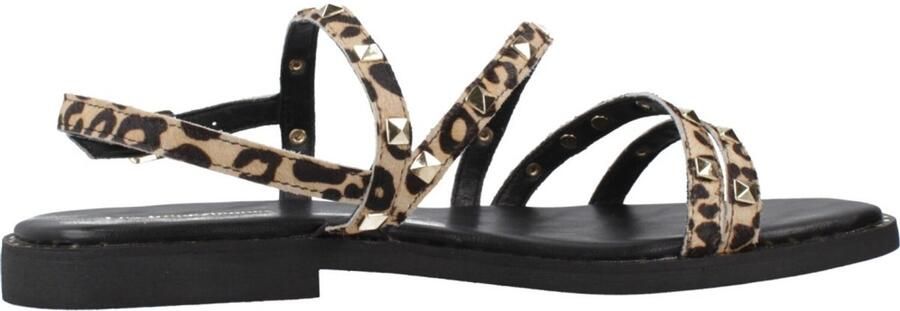 Les Tropeziennes Corabel Leo Sandalen Beige Zwart Vrouw