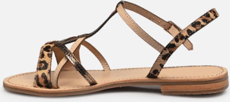 Les Tropeziennes Dames Sandaal Hirogumpo Leopard Multicolour