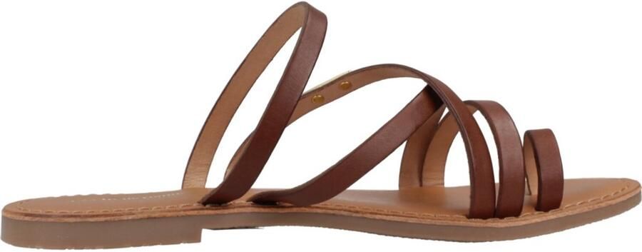 Les Tropeziennes Bruine Leren Sandalen Hastary Model Brown Dames