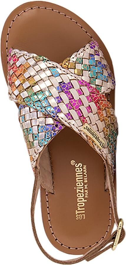 Les tropeziennes par M. Belarbi Bisou platte leren sandalen voor kinderen
