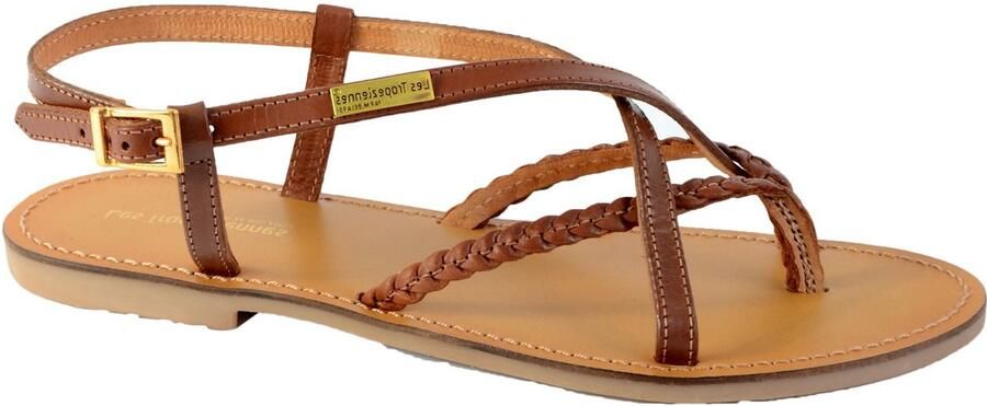 Les Tropeziennes Bruin Leren Sandalen Chou Stijl Brown Dames - Foto 1