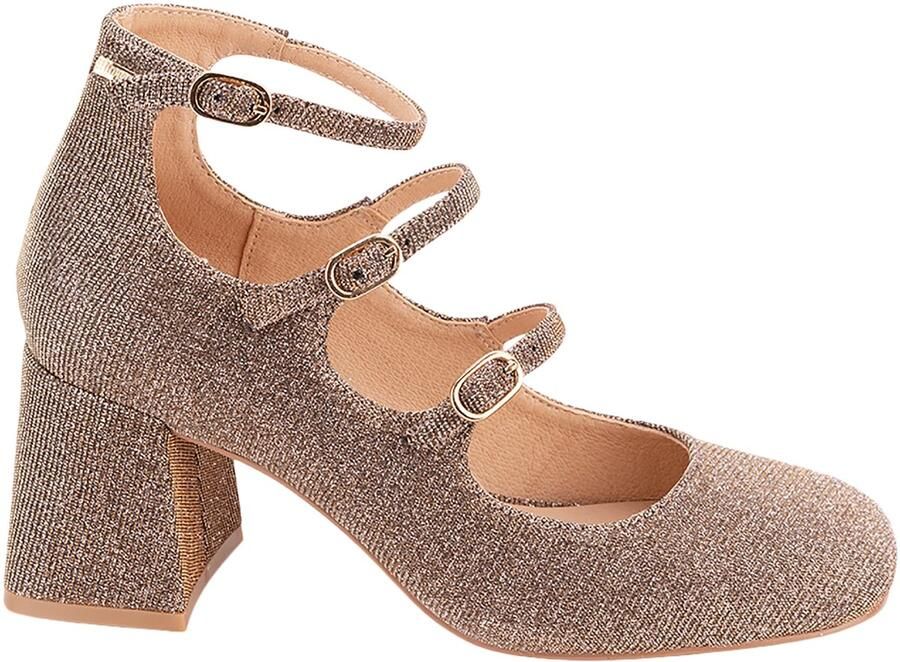 Les Tropéziennes Ballerina 'Delphine – Ballerinas mit Absatz aus Leder' zwart