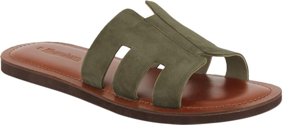 Les tropeziennes par M. Belarbi Emia Suède leren platte sandalen