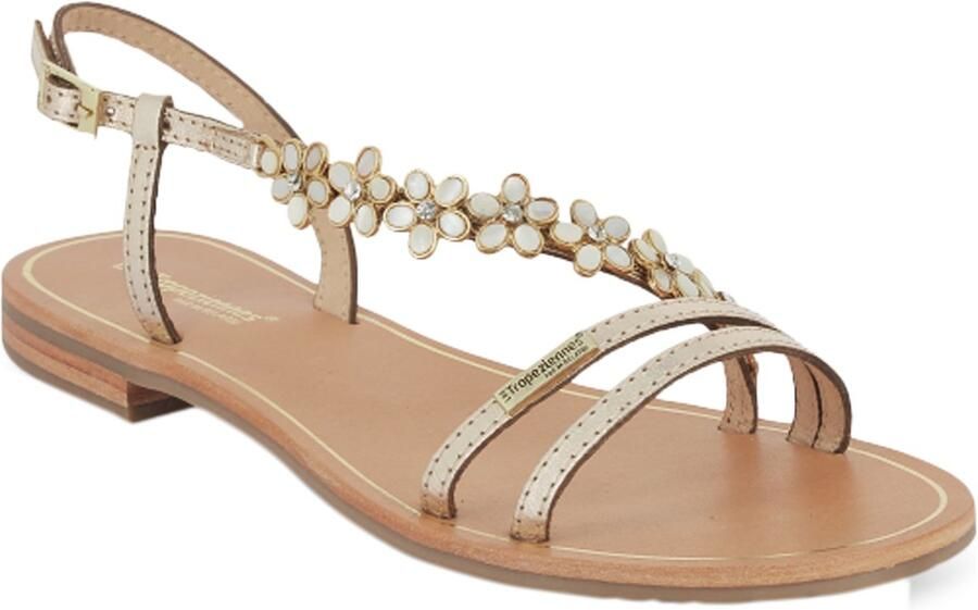 Les tropeziennes par M. Belarbi Hofella platte leren sandaal