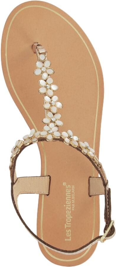 Les tropeziennes par M. Belarbi Hofleur platte leren sandaal
