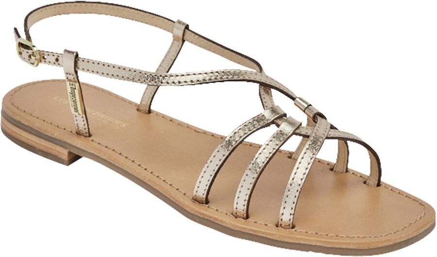 Les tropeziennes par M. Belarbi Hudon Leren Platte Sandalen
