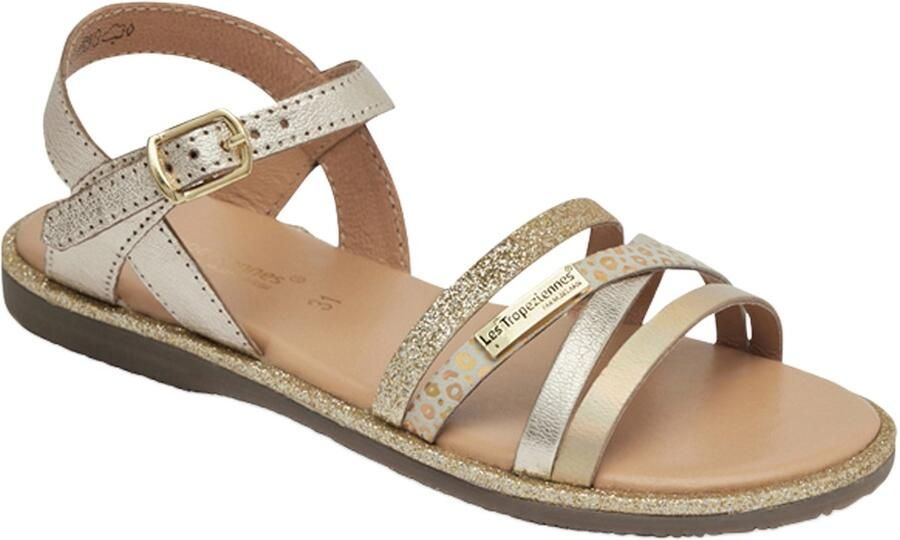 Les tropeziennes par M. Belarbi Inaya leren platte sandaal