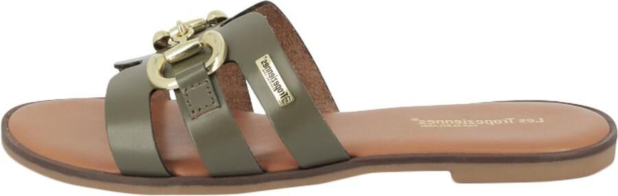 Les tropeziennes par M. Belarbi Leren platte sandaal Hamia