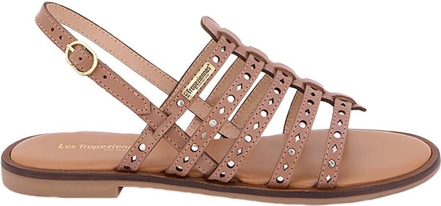 Les tropeziennes par M. Belarbi Les Helectron platte leren sandalen