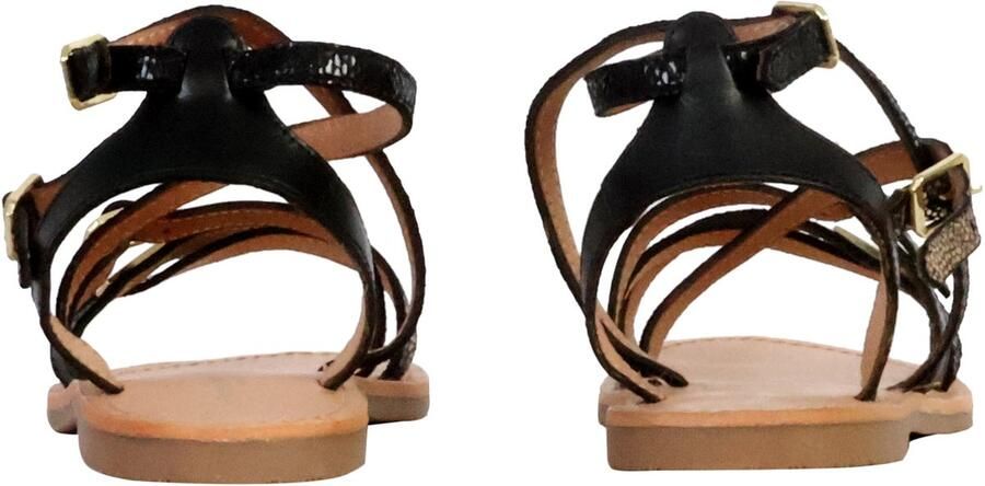 Les tropeziennes par M. Belarbi Leren sandalen Les Bukel