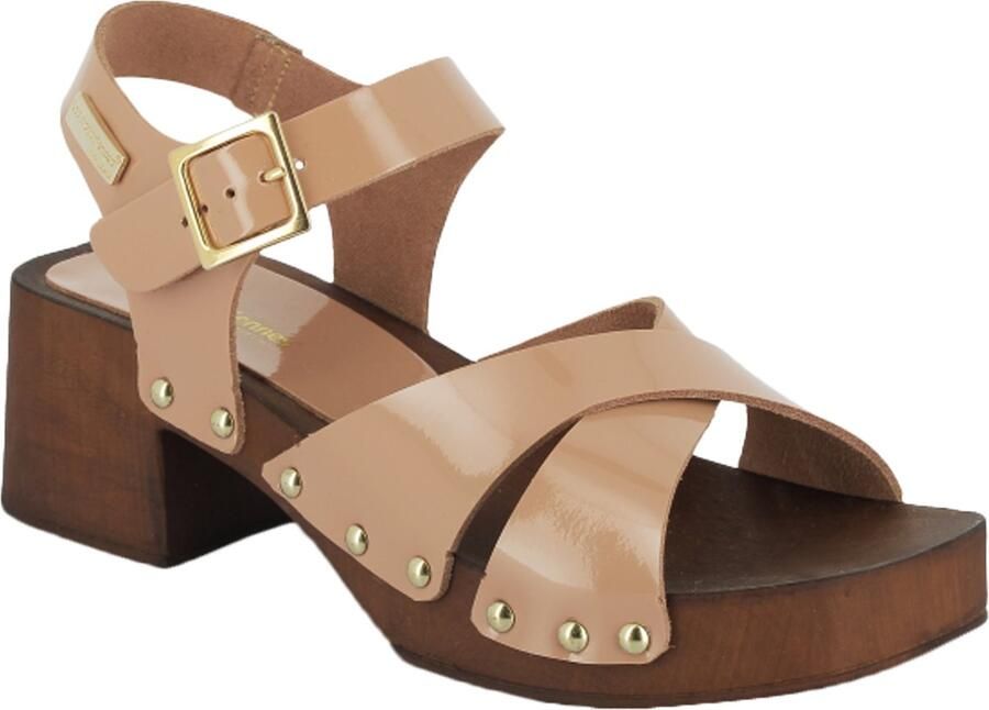 Les tropeziennes par M. Belarbi Leren sandalen met hak van Les Paolita - Foto 2