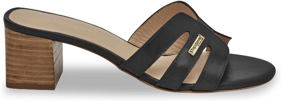 Les tropeziennes par M. Belarbi Leren sandalen met hak van M.belarbi Livia