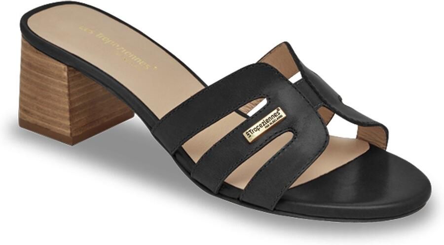 Les tropeziennes par M. Belarbi Leren sandalen met hak van M.belarbi Livia