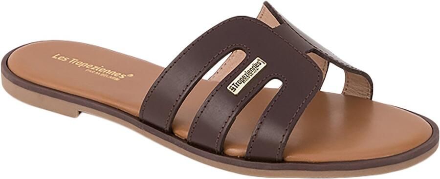 Les tropeziennes par M. Belarbi Leren sandalen van Les Hamigos - Foto 2