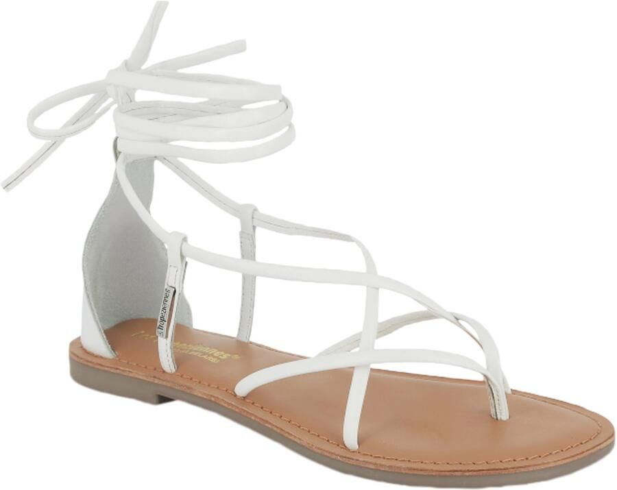 Les tropeziennes par M. Belarbi Leren sandalen van M.belarbi Djoya