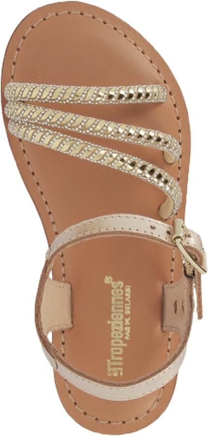 Les tropeziennes par M. Belarbi Leren sandalen voor kinderen van Belarbi Bibigirl