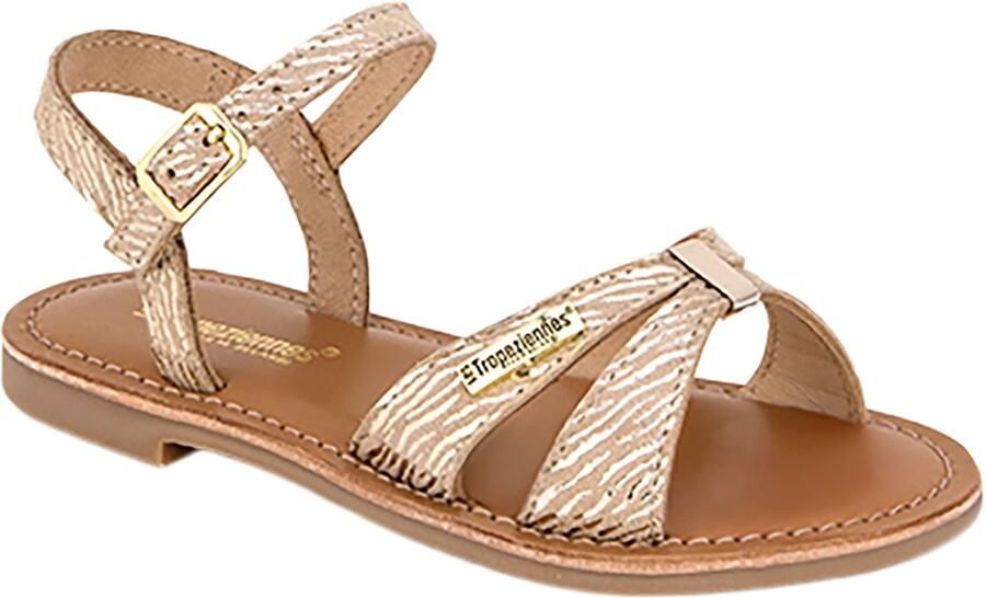Les tropeziennes par M. Belarbi Platte leren sandalen voor kinderen Belle