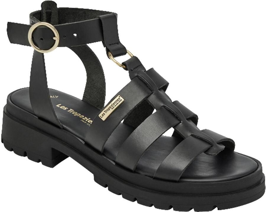 Les tropeziennes par M. Belarbi Platte sandalen van getobd leer