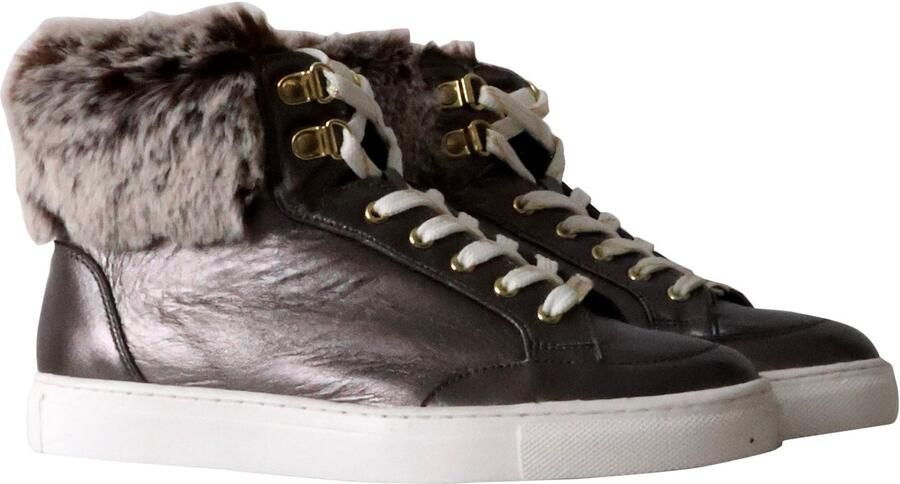 Les tropeziennes par M. Belarbi Roadster Leren Bont Hi-Top Sneakers