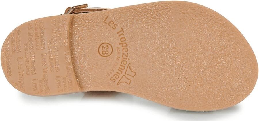 Les tropeziennes par M. Belarbi Plat leren sandaal Bamako voor kinderen