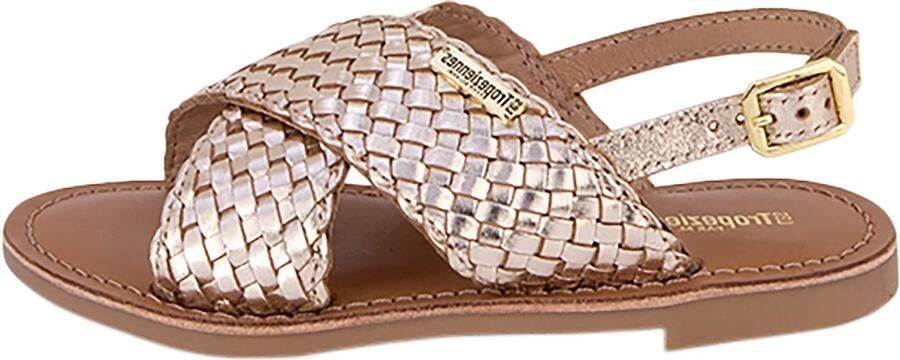 Les tropeziennes par M. Belarbi Bisou platte leren sandalen voor kinderen