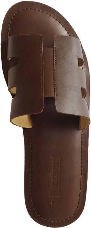 Les tropeziennes par M. Belarbi Sandales Plates en cuir Emia