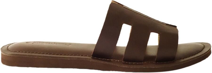 Les tropeziennes par M. Belarbi Sandales Plates en cuir Emia