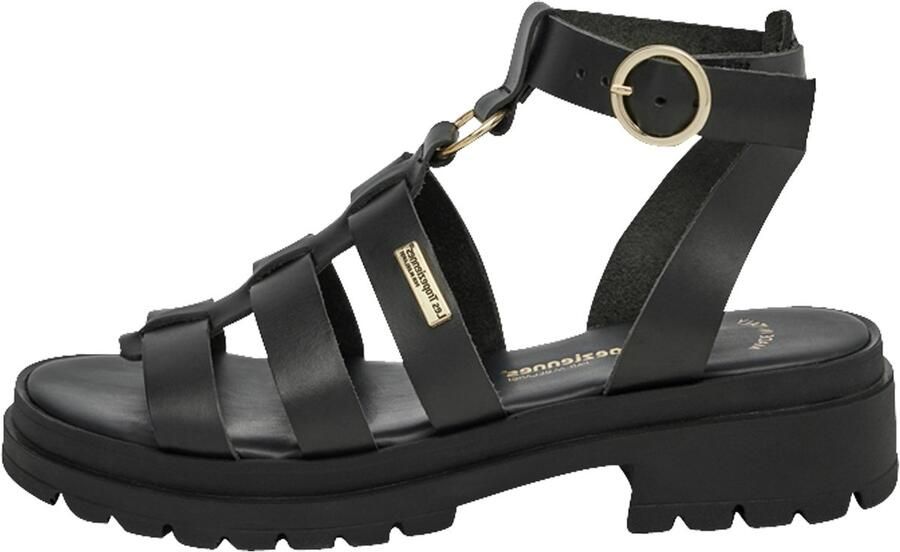 Les tropeziennes par M. Belarbi Platte leren sandalen van Tobosued - Foto 2