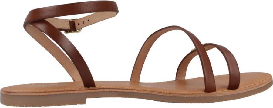 Les Tropeziennes Bruin Leren Sandalen Hanak Model Brown Dames