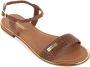 Les Tropeziennes Boho Chic Gevlochten Platte Sandalen Brown Dames - Thumbnail 1