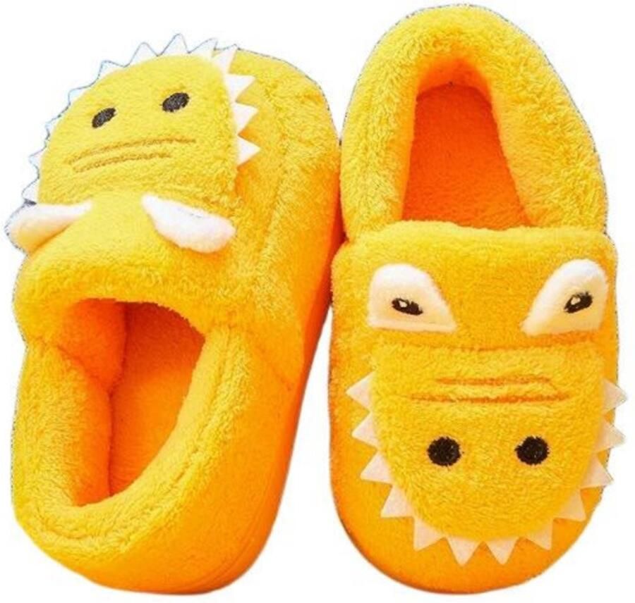 Leuke pantoffels voor kinderen in de stijl van een krokodil 2XL 190 Voetlengte Warme herfst- winterpantoffels met gesloten hiel Unisex Pantoffels voor binnengebruik Antislipzolen Sinterklaas