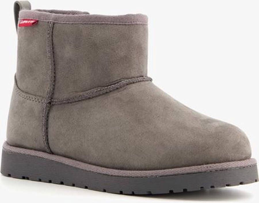 Levis Levi's Boots New Wave MID ZIP FUR K 2144 164702 0100 Grijs