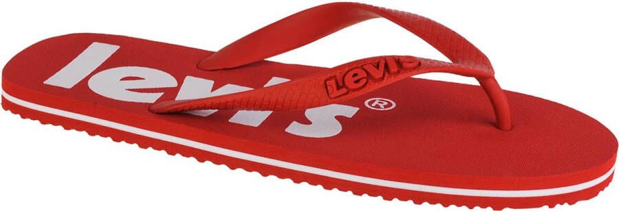 Levi's Dixon Poster 234226-627-88 Mannen Rood Slippers