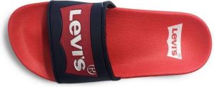 Levi's Kids Flip Flop Slide Unisex Kids Red Navy 28 Slippers