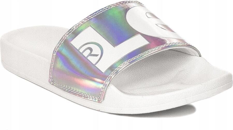 Levi's ® Badslippers met opvallend logo opschrift