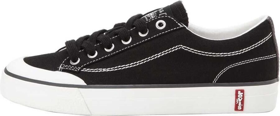 Levi's Plateausneakers LS2 S met sierstiksels vrijetijdsschoen lage schoen veterschoen