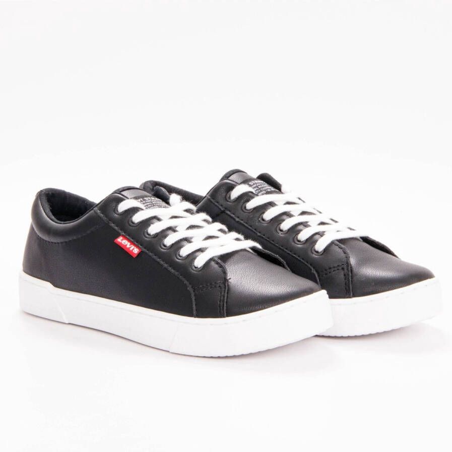 Levis Levi's Malibu Zwart Sneakers van canvas voor dames