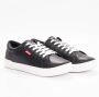 Levis Levi's Malibu Zwart Sneakers van canvas voor dames - Thumbnail 1