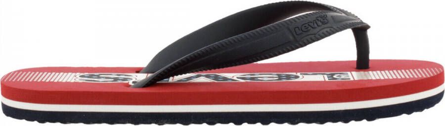 Levi's Kids Springfield T 7375 Nvy-Rblu Flip-Flop Slide Kids Red 34