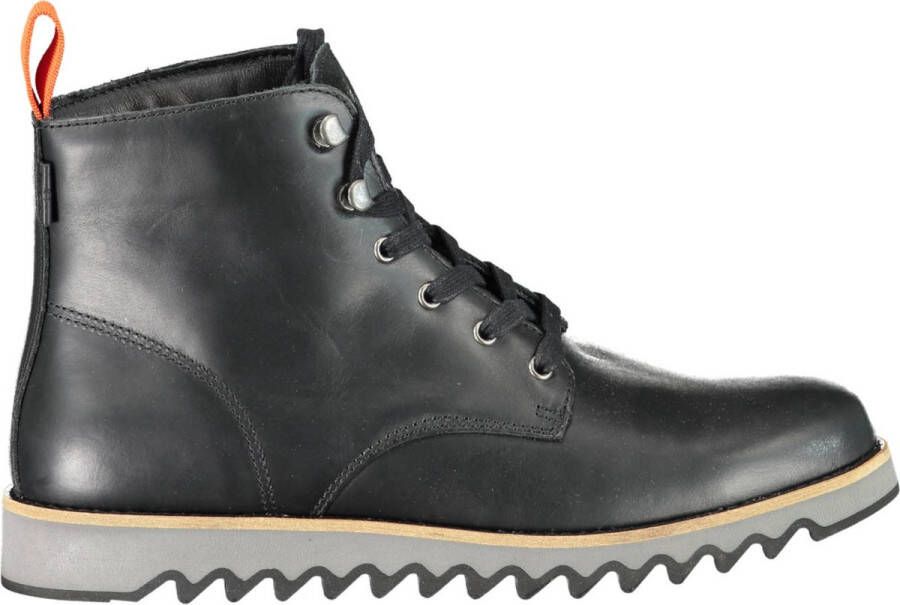 Levi's Zwarte verhoogde laars met contrasterende zool Black Heren
